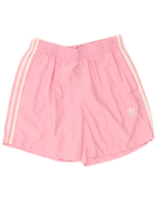 Damskie spodenki sportowe Adidas UK 12, średni róż