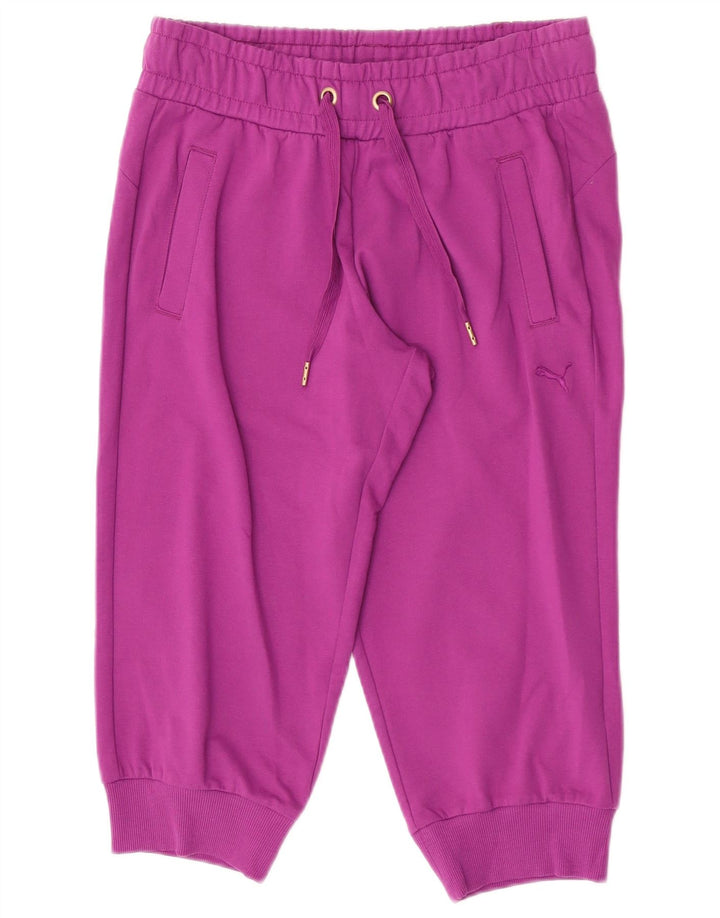 Damskie spodnie dresowe Puma Capri, joggery, średni fiolet