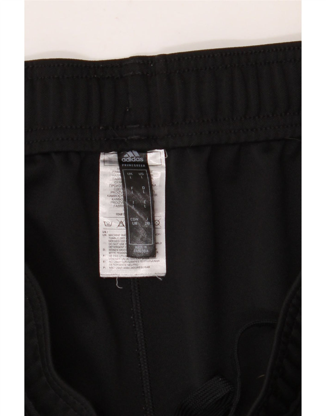 Męskie spodnie dresowe ADIDAS Aeroready, duże, czarne, poliestrowe
