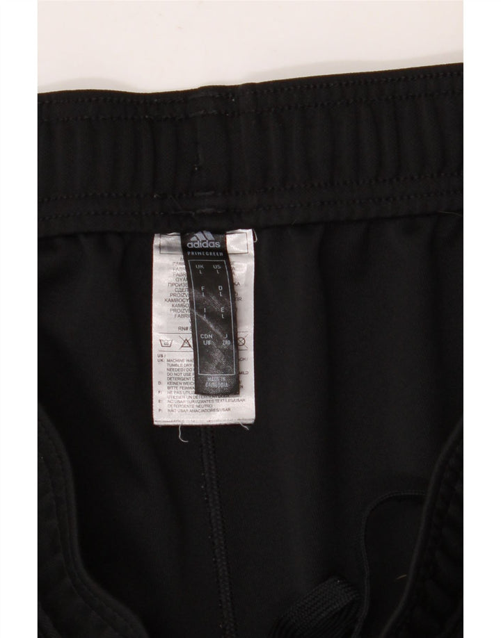 Męskie spodnie dresowe ADIDAS Aeroready, duże, czarne, poliestrowe