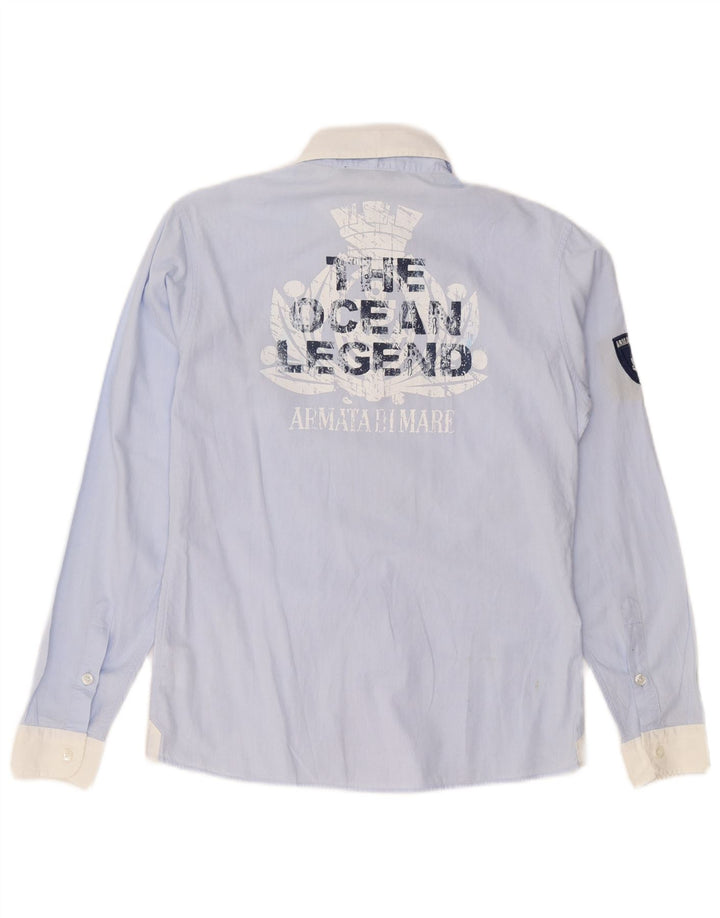 Chłopięca koszula z grafiką Armata Di Mare 13-14 lat XL, niebieska, bawełniana
