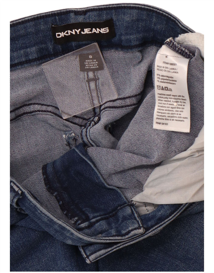 Damskie spodenki jeansowe DKNY US 8 Medium W28 Granatowa bawełna