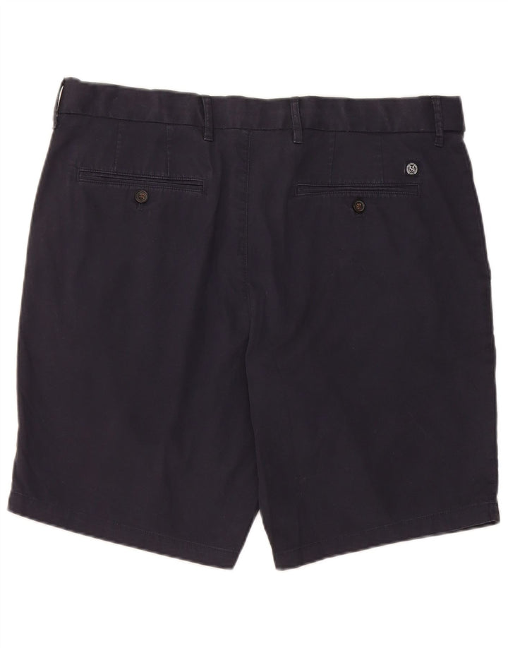 Marks & Spencer Męskie spodenki Chino W36, duże, granatowe, bawełniane