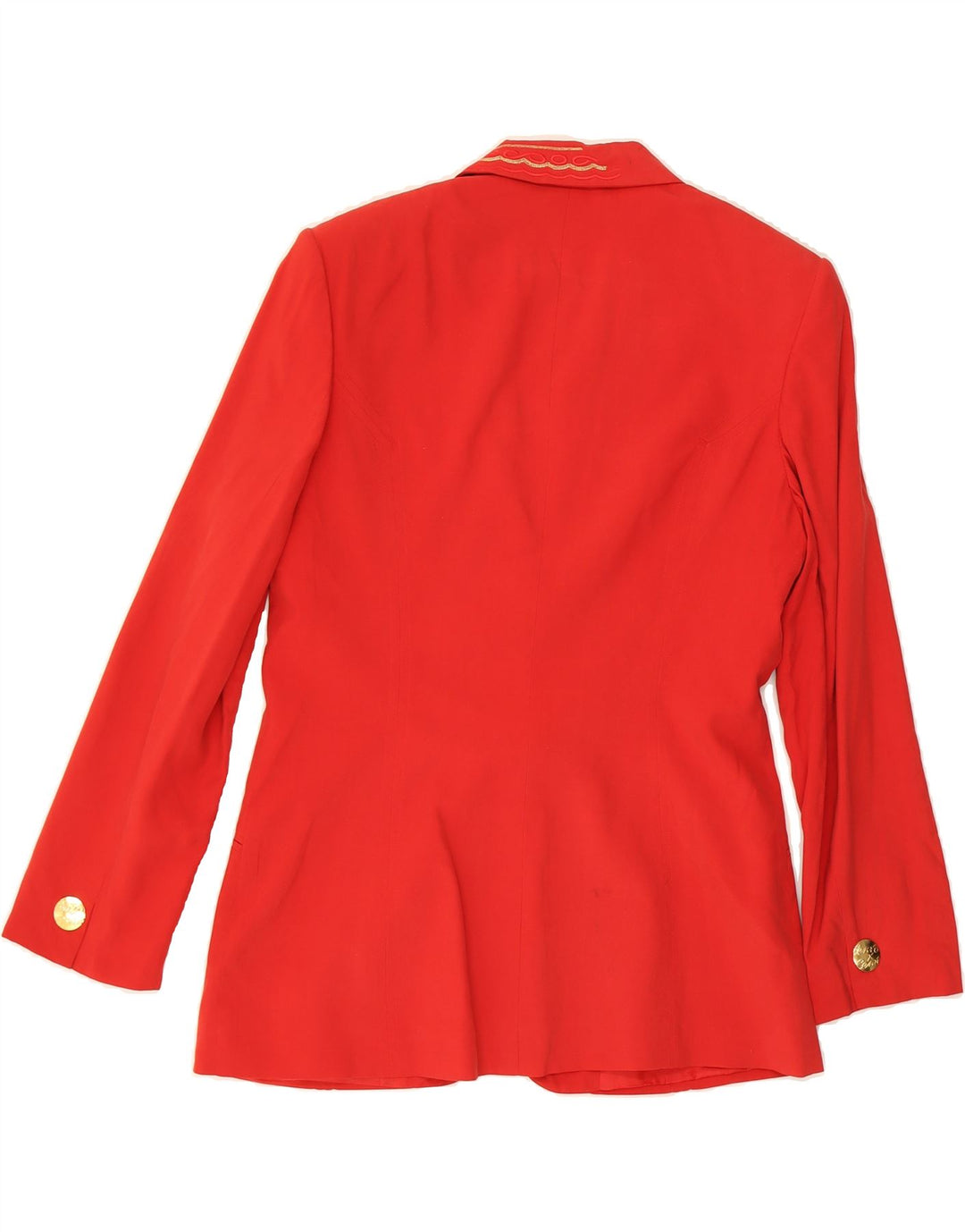 ICEBERG Womens Graphic 1 Button Blazer Jacket UK 44 Medium Red Classic Vintage Iceberg and Second-Hand Iceberg from Messina Hembry 