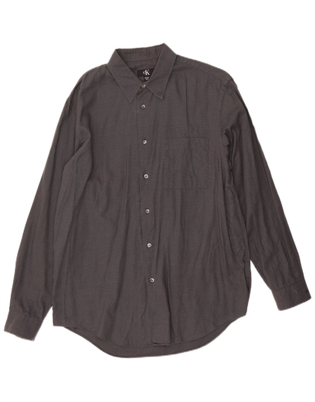 Koszula męska Calvin Klein rozmiar 41, średnioszara, bawełniana