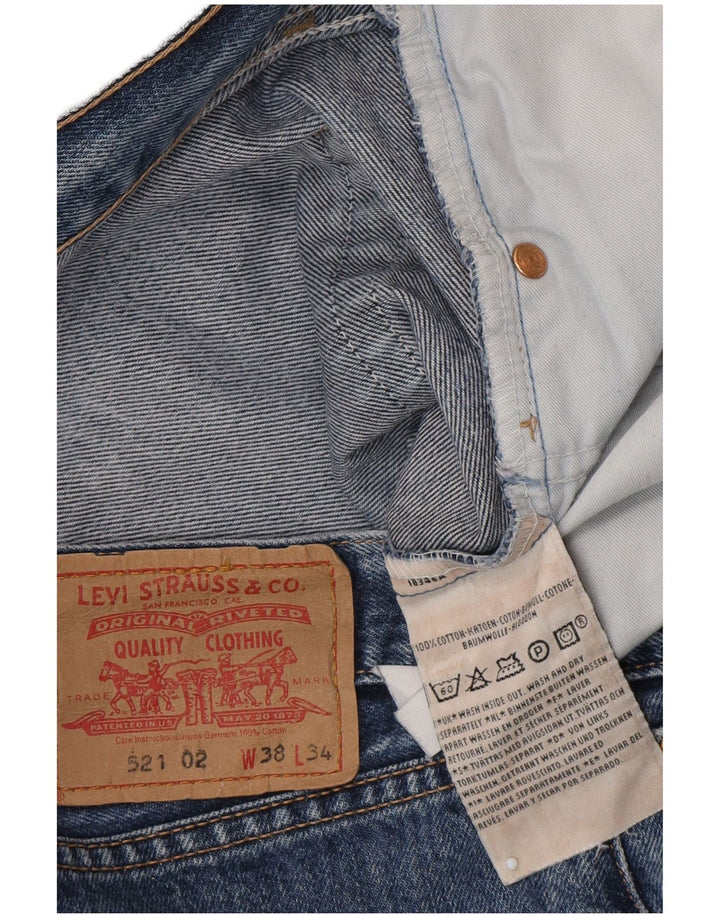 Męskie zwężane dżinsy Levi's W38 L30 Niebieska bawełna