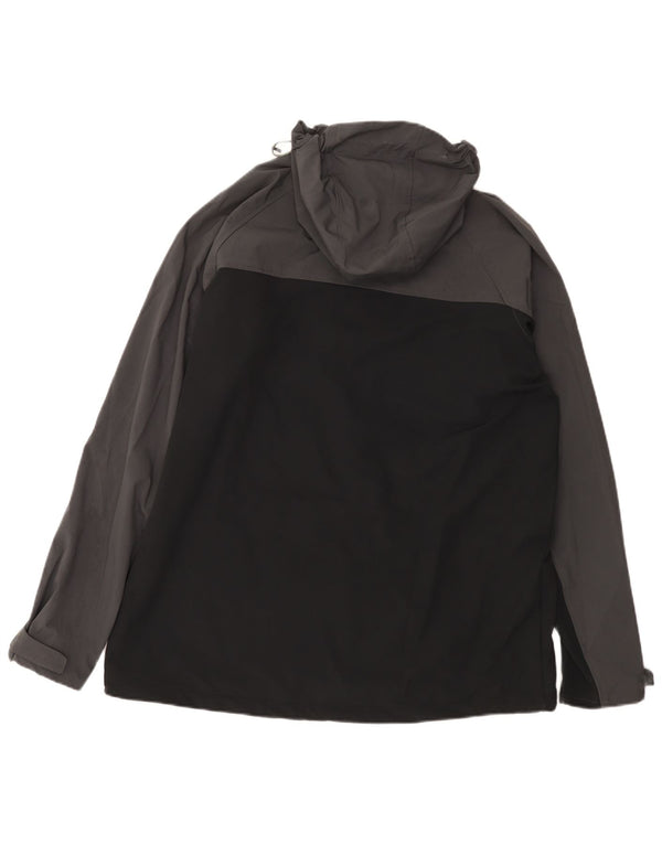 Męska kurtka przeciwdeszczowa z kapturem Mountain Warehouse UK 42 XL w kolorze czarnym