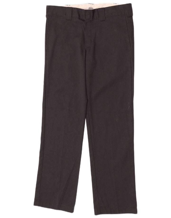 Męskie proste spodnie chino Dickies W31 L32 Czarny poliester