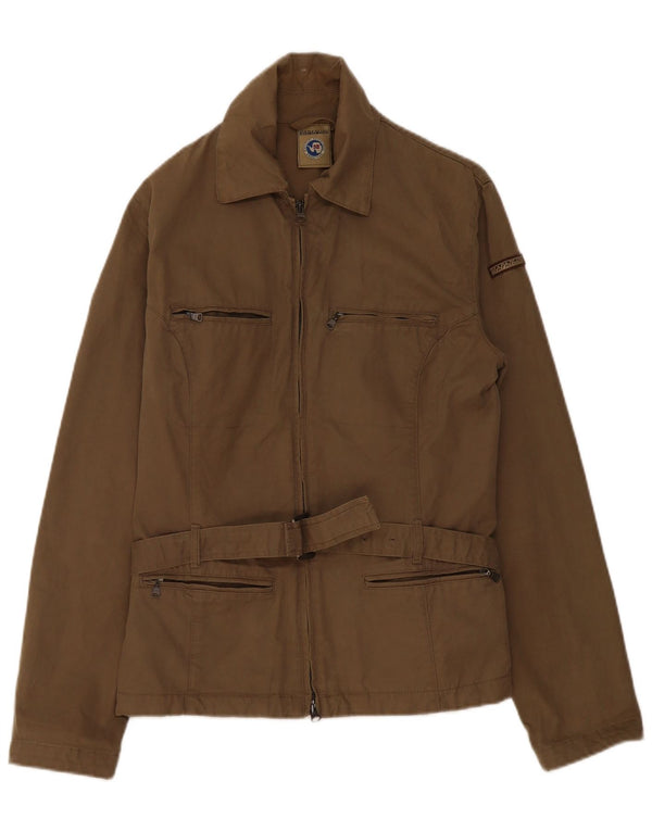 Damska kurtka użytkowa Napapijri Geographic UK 18 XL, bawełniana khaki