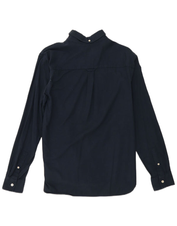 Koszula męska Lyle & Scott, mała, granatowa, bawełniana