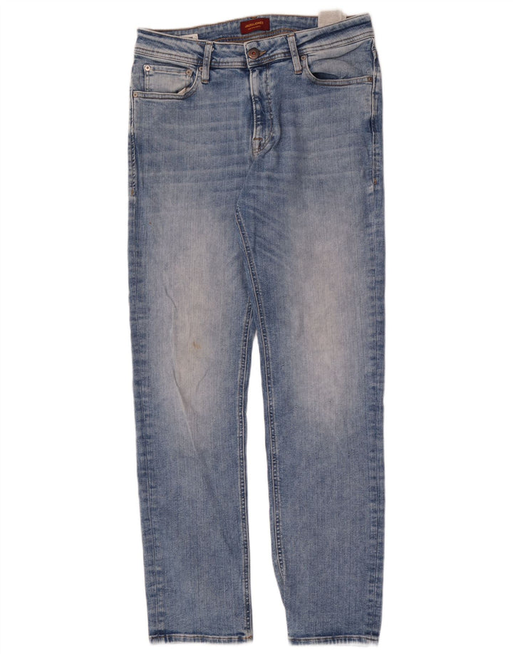 Męskie jeansy Jack & Jones Clark Slim W33 L34 Niebieskie bawełniane
