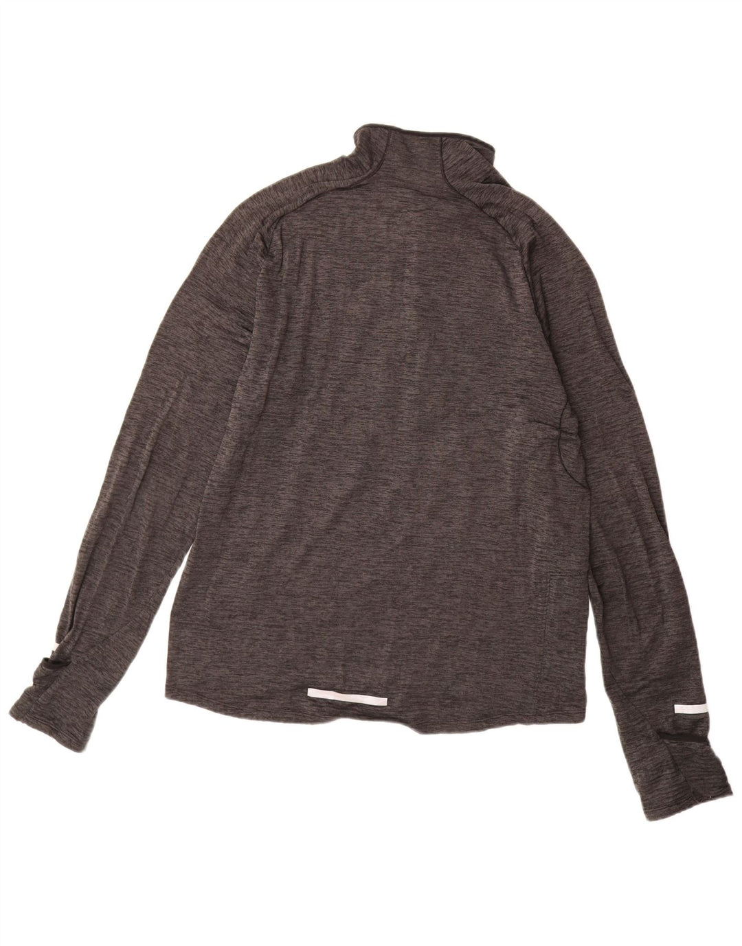 Męski dres NIKE Dri Fit z zamkiem błyskawicznym na szyi, średnioszary, nakrapiany