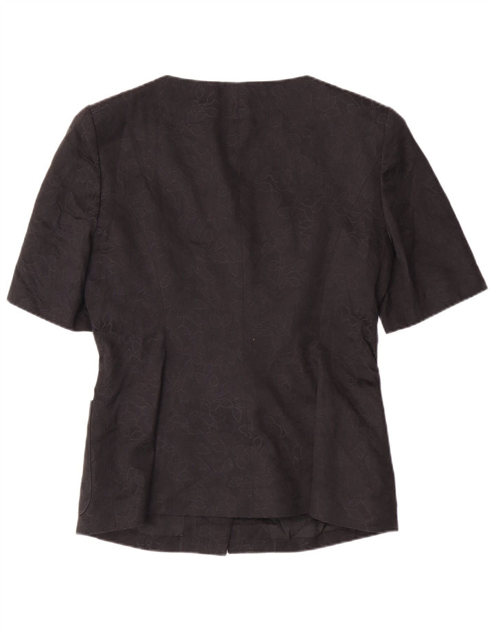 Damska marynarka z krótkim rękawem GUY LAROCHE EU 42, duża, czarna, klasyczna