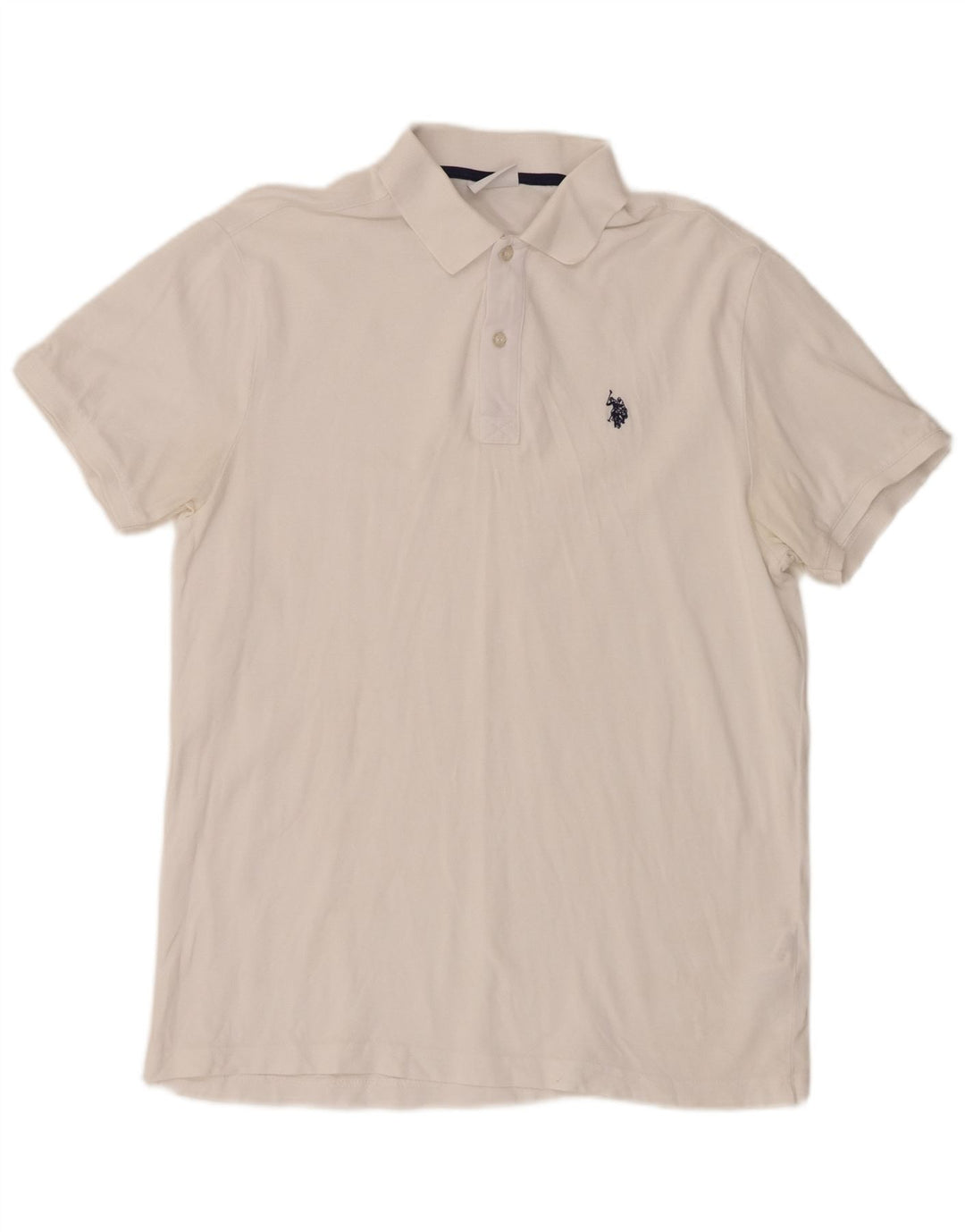 US Polo Assn. Koszula męska duża, biała, bawełniana