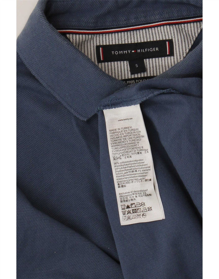 Męska koszulka polo Tommy Hilfiger, mała, granatowa, bawełniana