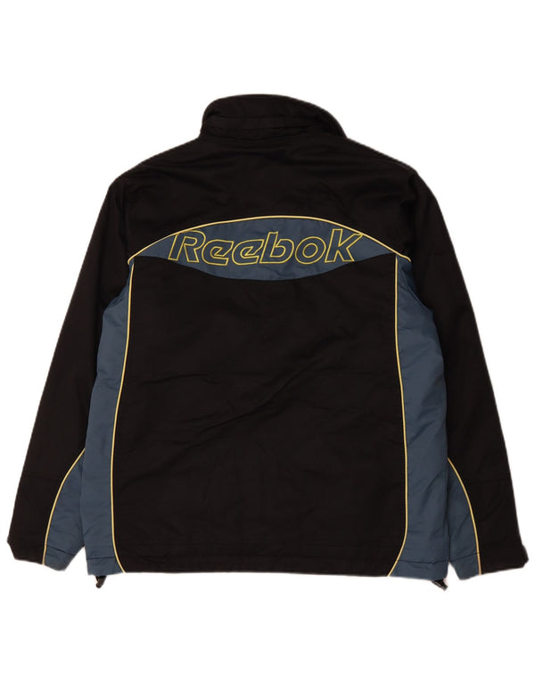 Męska kurtka wiatrówka Reebok Graphic UK 34 XS w kolorze czarnym