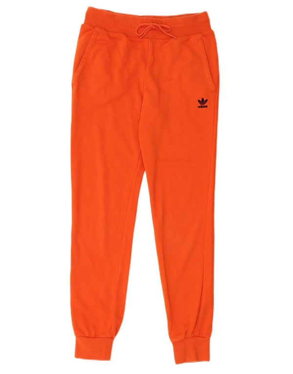 Damskie spodnie dresowe Adidas Joggers UK 12 Medium Orange Cotton