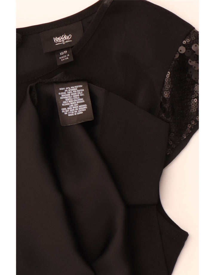 Damska sukienka typu shift MOSSIMO UK 6 XS, czarny poliester