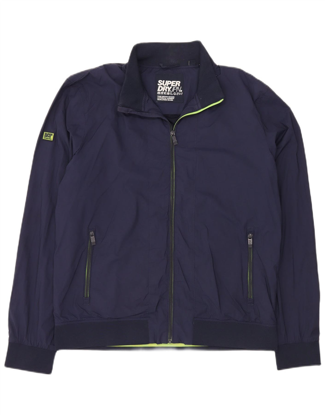 Męska kurtka bomber Superdry UK 42 XL, granatowa, nylonowa
