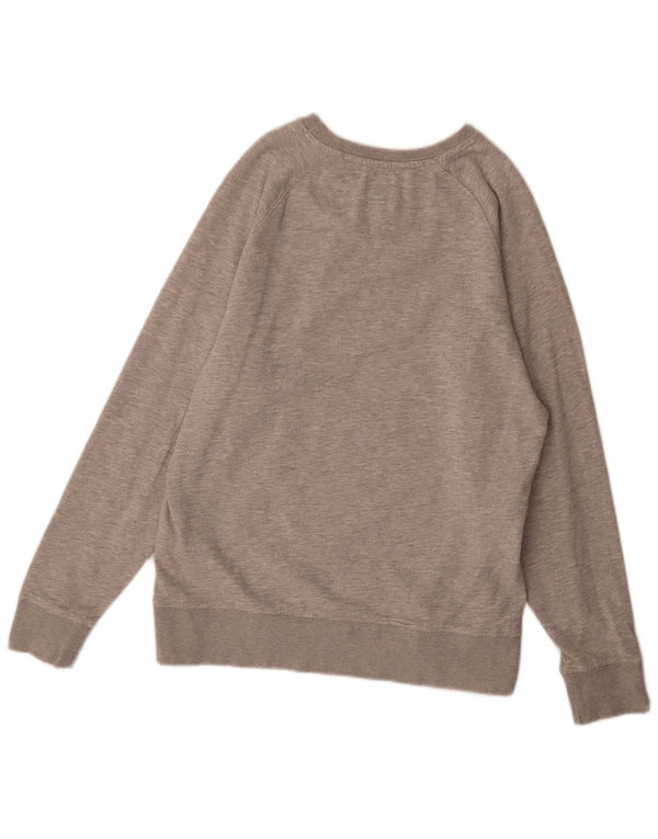 Męska bluza z grafiką Gant XL, szara, nakrapiana bawełna