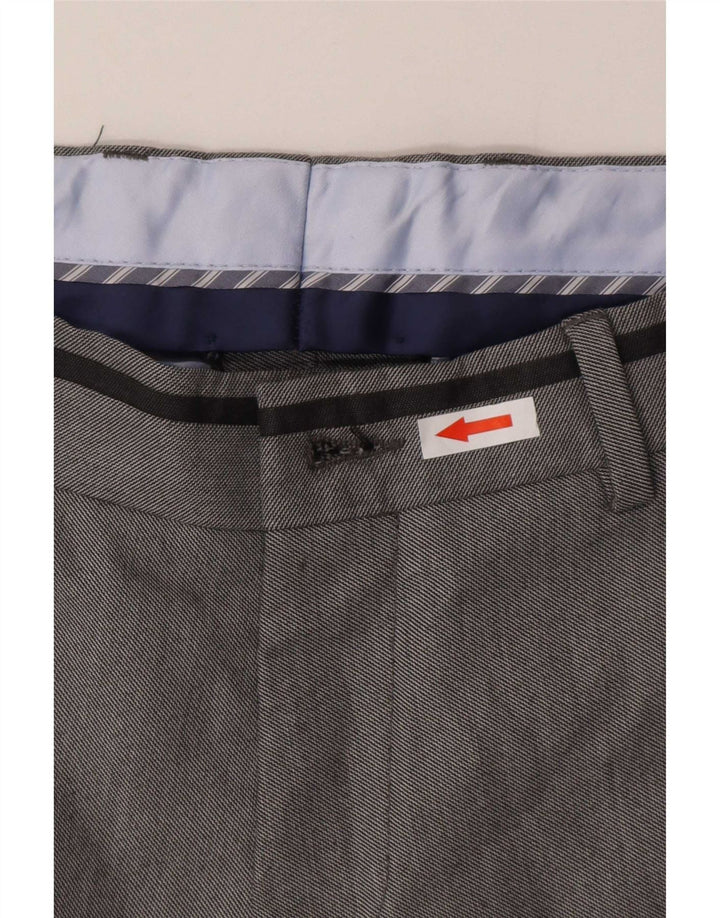 Męskie spodnie chino Zara EU 38 Medium W30 L33 Szary poliester