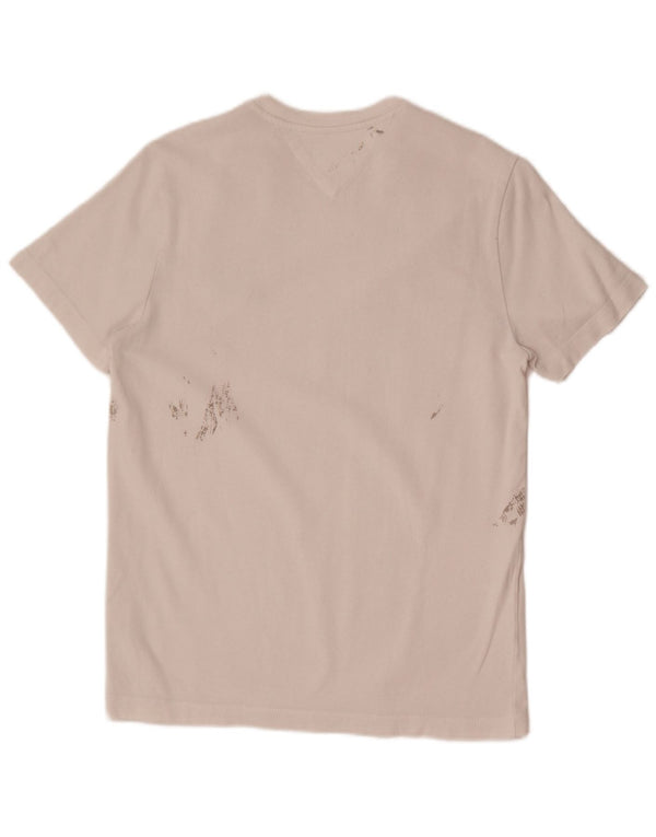 Męski T-shirt z grafiką Tommy Hilfiger Top XS, biały