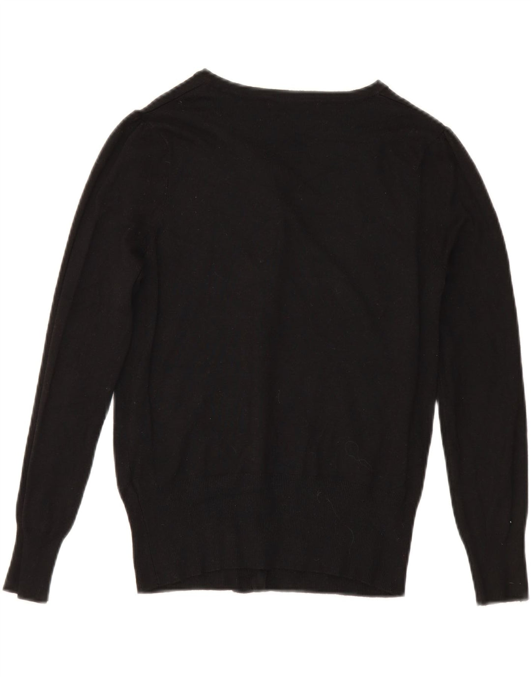 Marks & Spencer Damski sweter kardigan UK 10 Small, czarna wiskoza