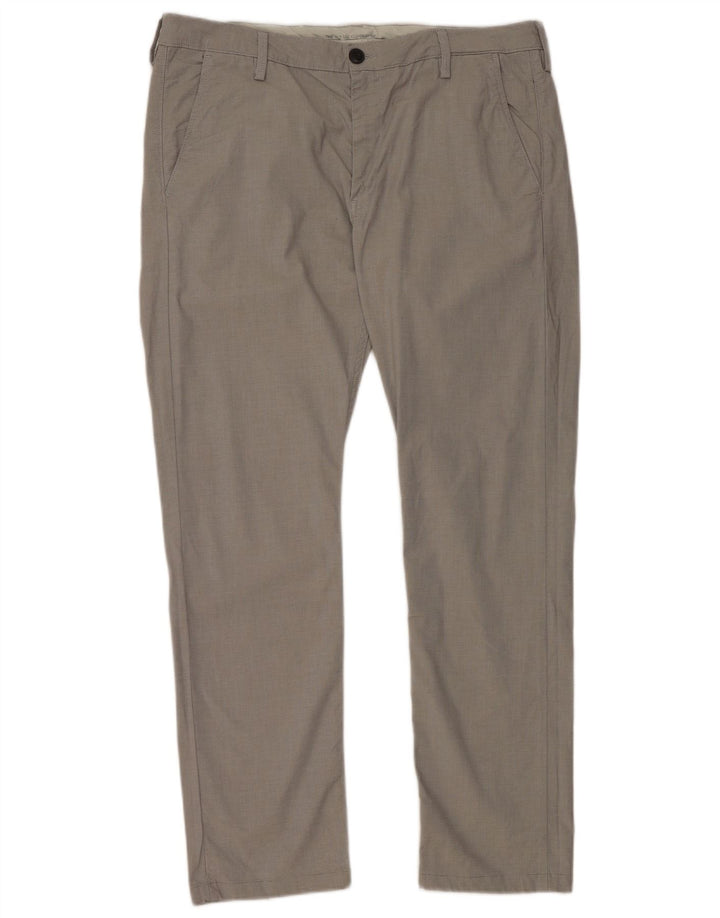 Spodnie męskie LEE Slim Chino W36 L32 Szara bawełna