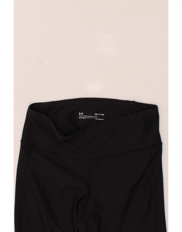 UNDER ARMOUR Womens Leggings UK 8 Small Black Vintage Under Armour and Second-Hand Under Armour from Messina Hembry 