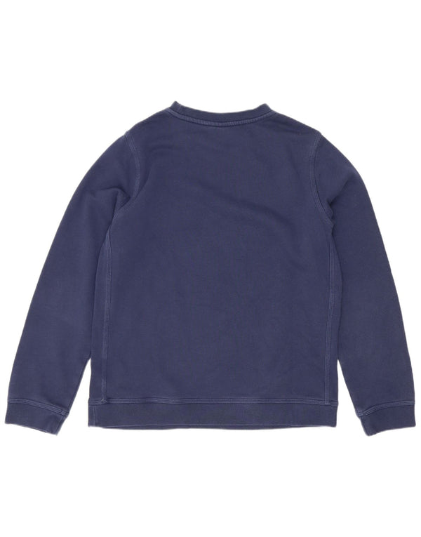 Chłopięcy sweter z grafiką Nike, 13-14 lat, XL, granatowy, bawełniany