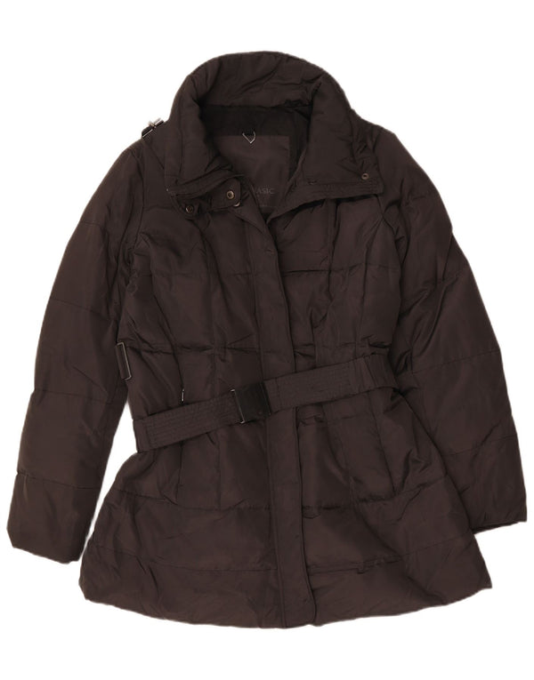 Damska ocieplana kurtka Zara UK 18 XL, czarny poliester