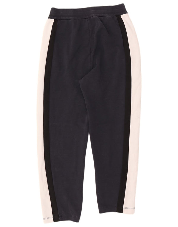 ARMANI EXCHANGE Męskie spodnie dresowe XS Granatowa bawełna w bloki kolorów