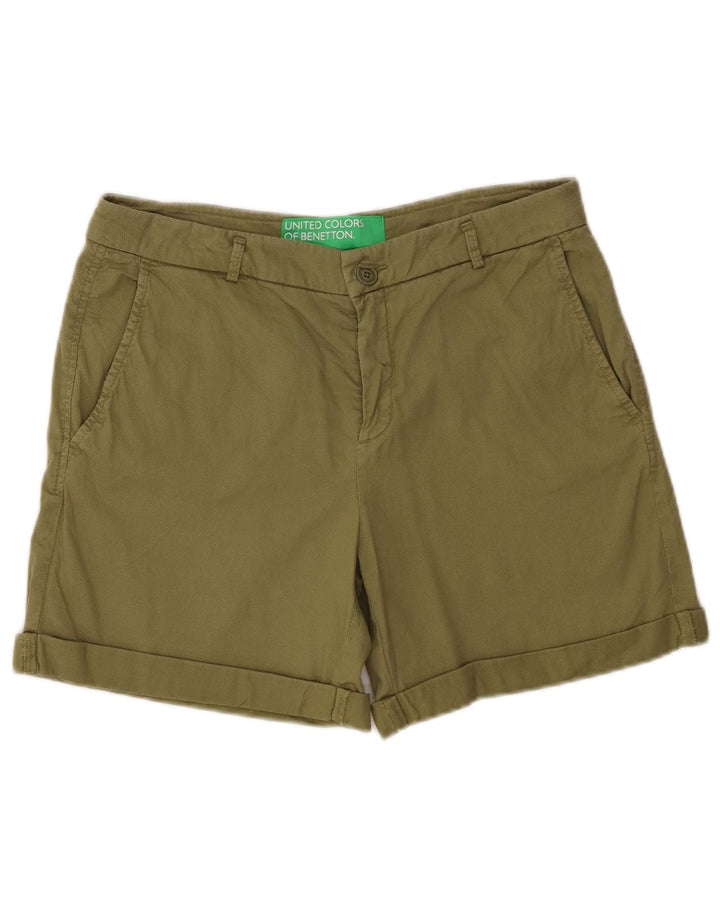 Męskie spodenki Chino Benetton W30 Medium Khaki