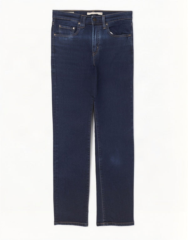 Damskie dżinsy Levi's 724 z wysokim stanem W28 L32 Granatowa bawełna