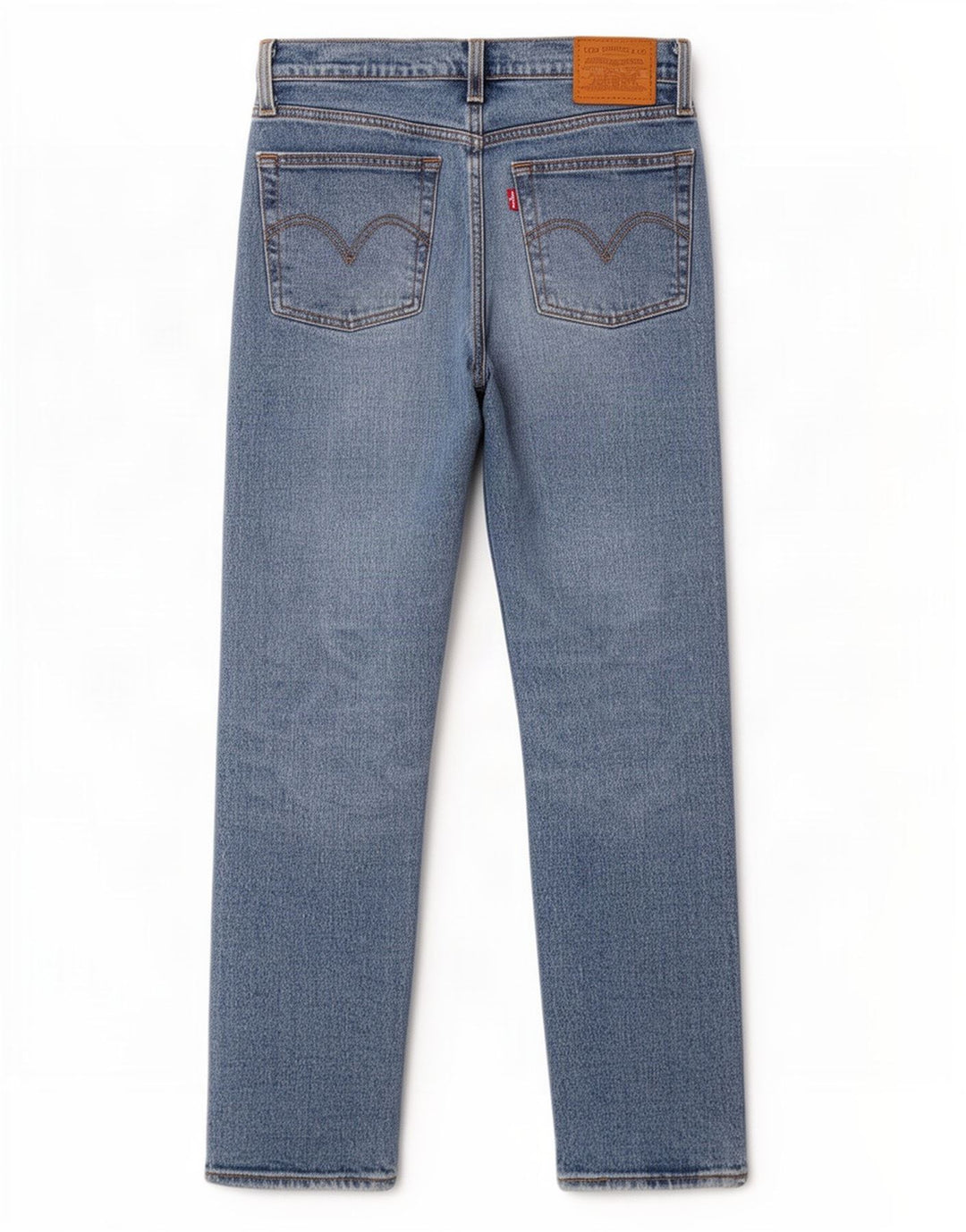 Damskie jeansy Levi's Wedgie Straight W25 L27 Niebieskie bawełniane