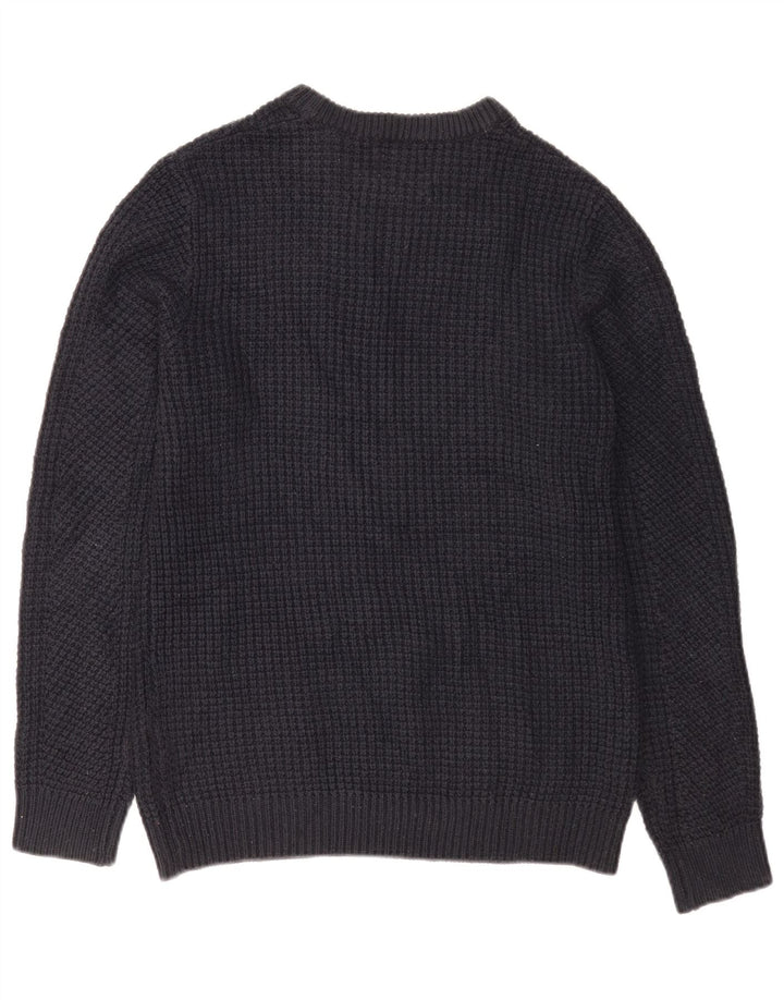 Męski sweter Jack & Jones z okrągłym dekoltem, średni granatowy akryl