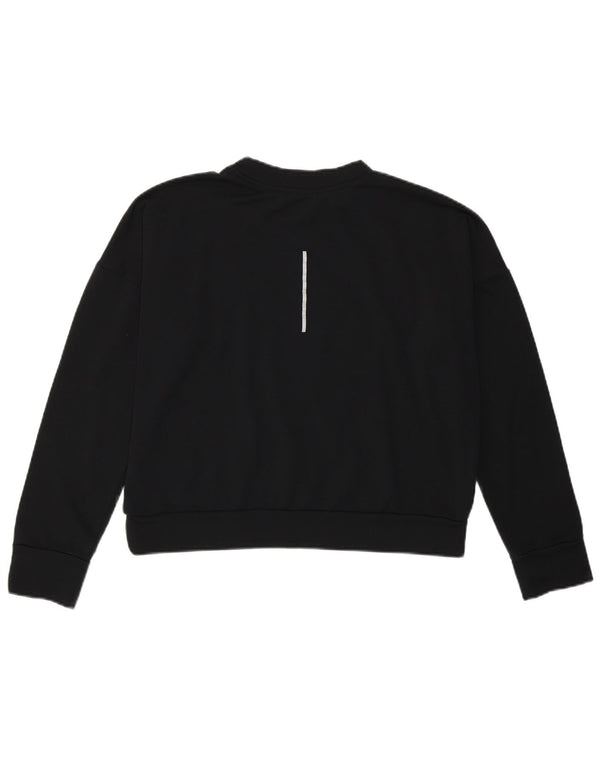 Damska bluza Nike Crop Sweatshirt UK 12 Średni czarny poliester sportowy