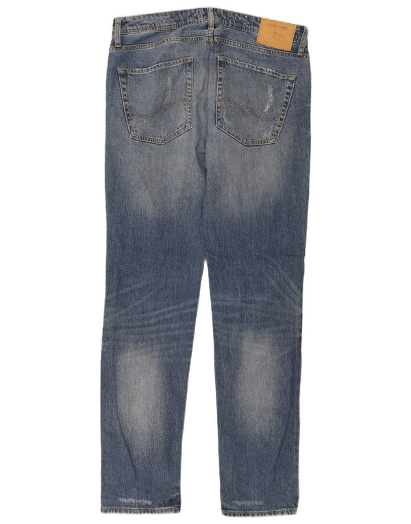 Męskie jeansy Jack & Jones Tim w trudnej sytuacji W32 L34 Niebieska bawełna
