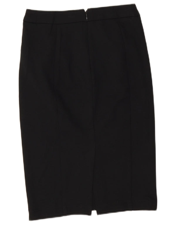 Marks & Spencer Damska spódnica ołówkowa UK 8 Small W26 Czarna wiskoza