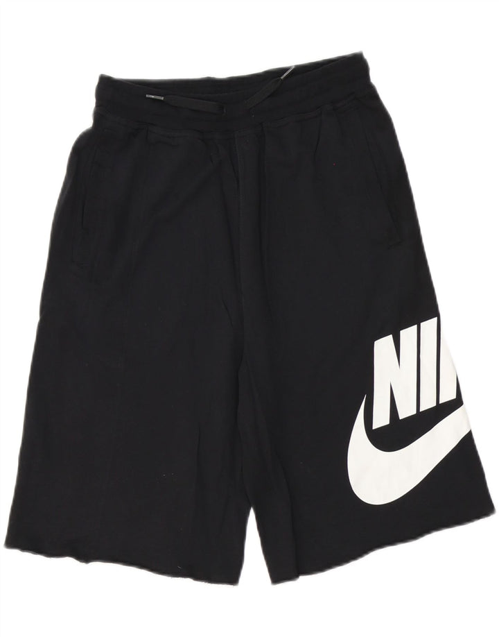 Męskie spodenki sportowe NIKE z grafiką XL, czarne, bawełniane