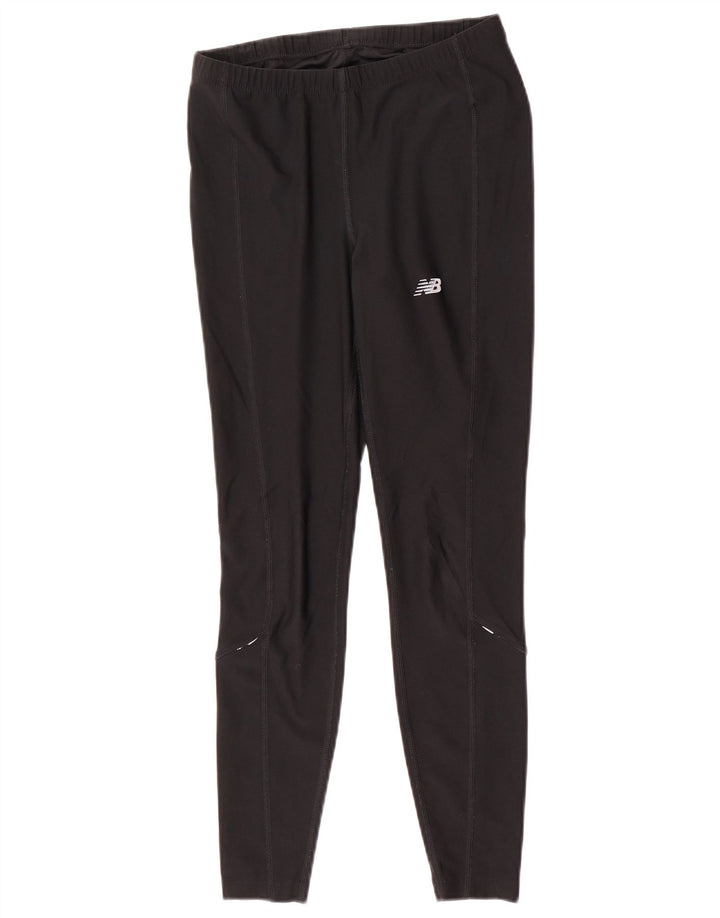 Legginsy damskie New Balance UK 8, małe, czarne, poliestrowe