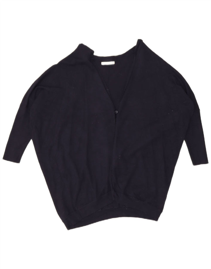 Sweter damski Zara Batwing Oversize Cardigan UK 14 Średni granatowy