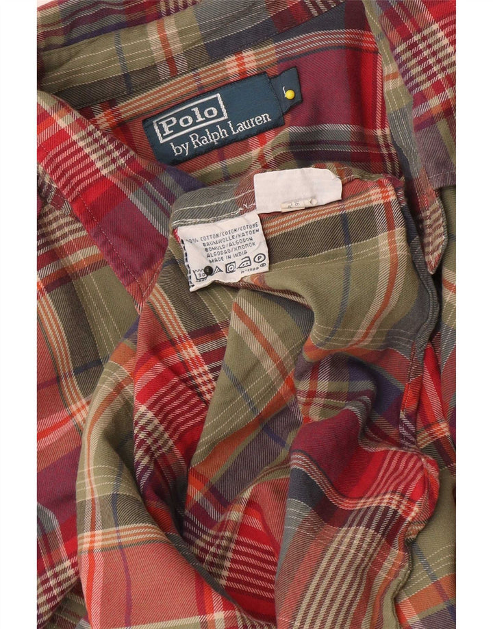 Koszula męska Polo Ralph Lauren, duża, wielokolorowa, bawełniana w kratę