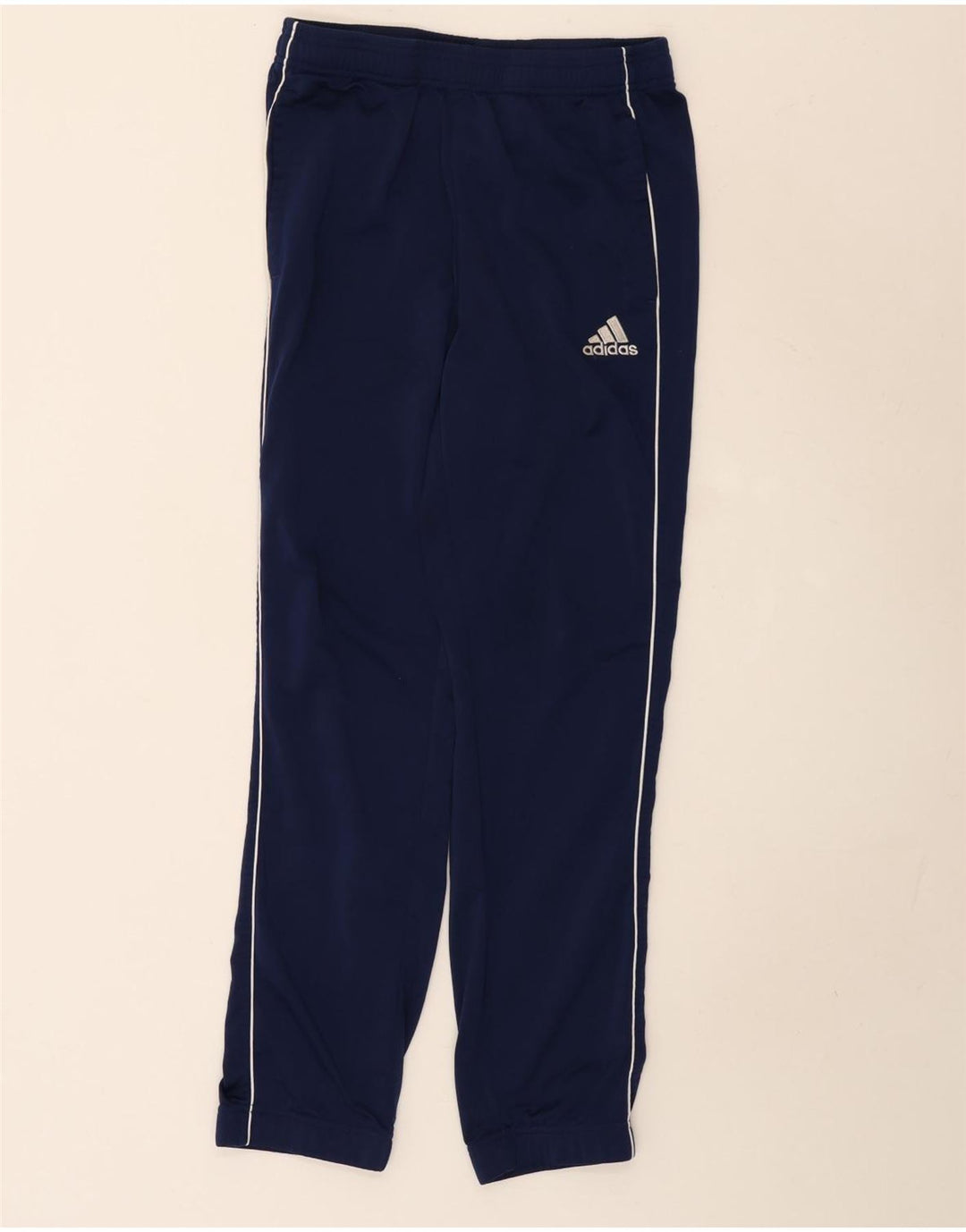 Adidas Męskie spodnie dresowe Joggery Średni granatowy poliester