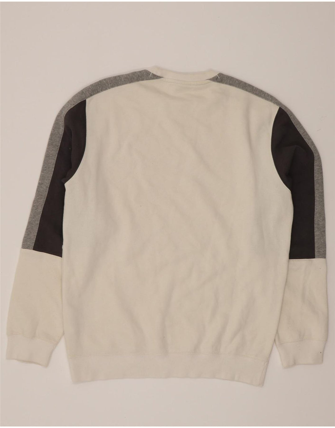Męska bluza Champion XL, biała, z blokami kolorów, bawełniana