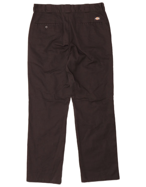 Damskie spodnie chino Dickies z wysokim stanem US 14 XL W34 L32 czarne