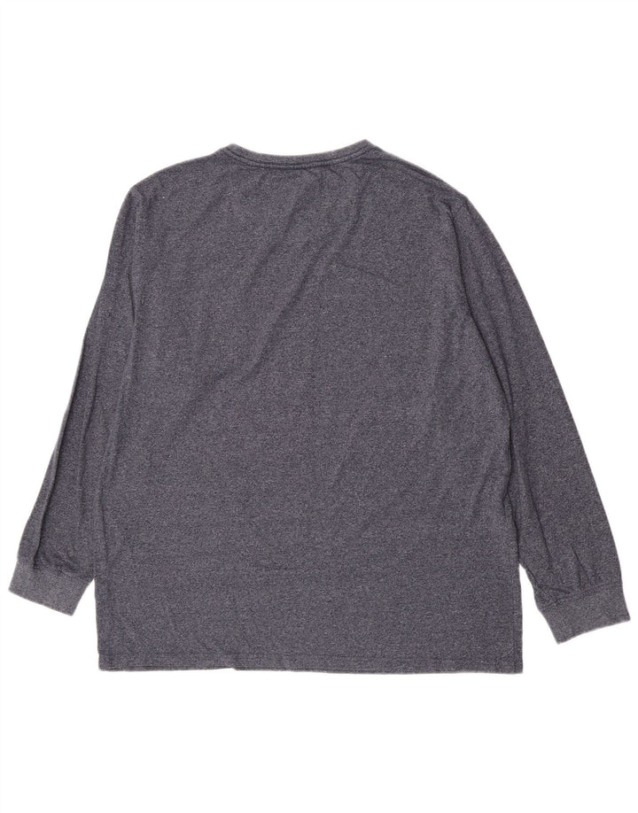 Męski top Lee z długim rękawem XL, niebieski