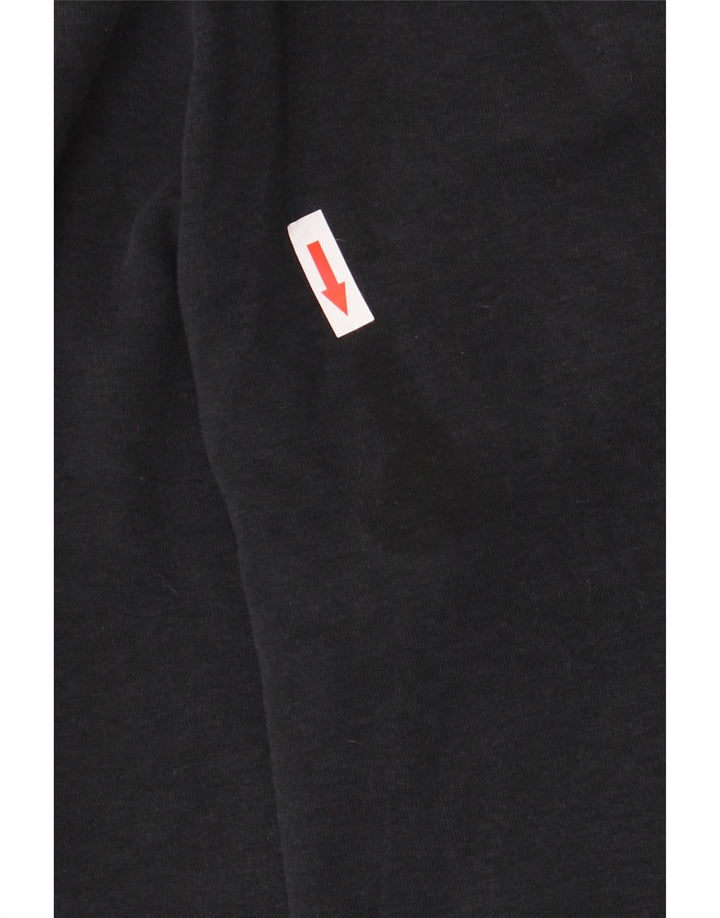 Damskie spodnie dresowe Nike Capri UK 14, średnie czarne, bawełniane