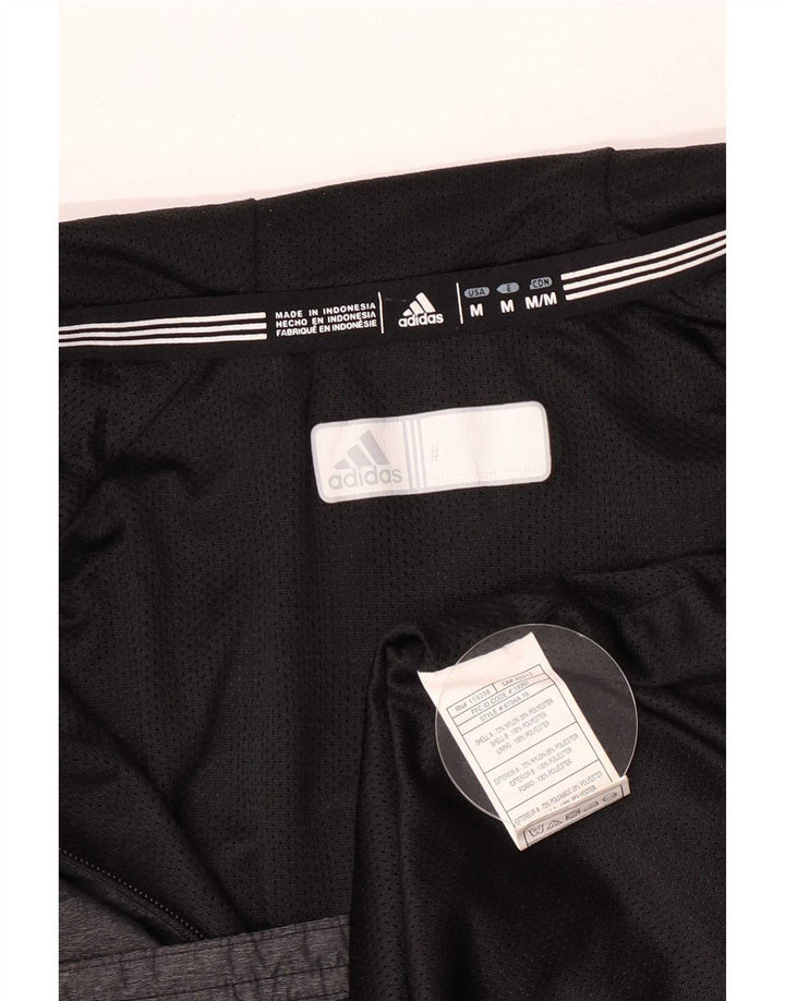 Męska kurtka przeciwdeszczowa Adidas Redhawk Graphic UK 38 w kolorze średnioszarym