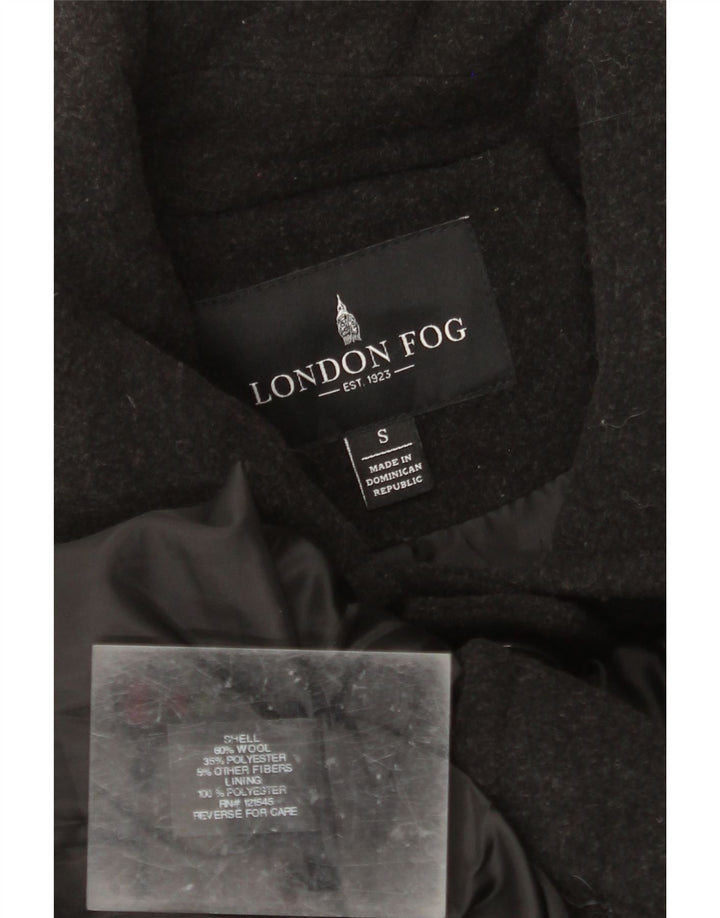 Płaszcz damski LONDON FOG UK 10, mały, szary, wełniany